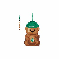Starbucks Bear Needlepoint Chart PDF Download