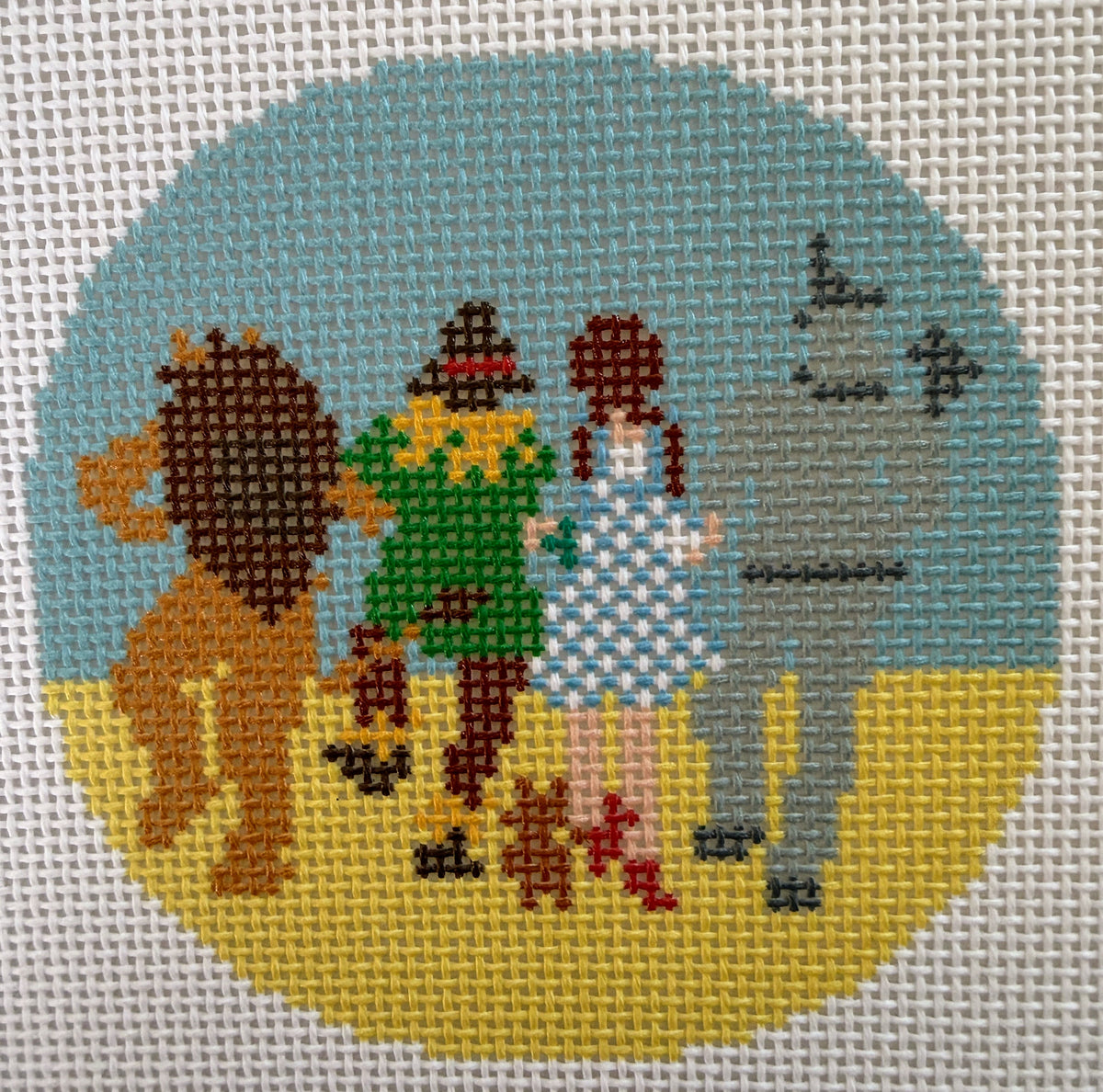 Wizard of Oz Needlepoint Canvas 13 Mesh - Studio Second Round