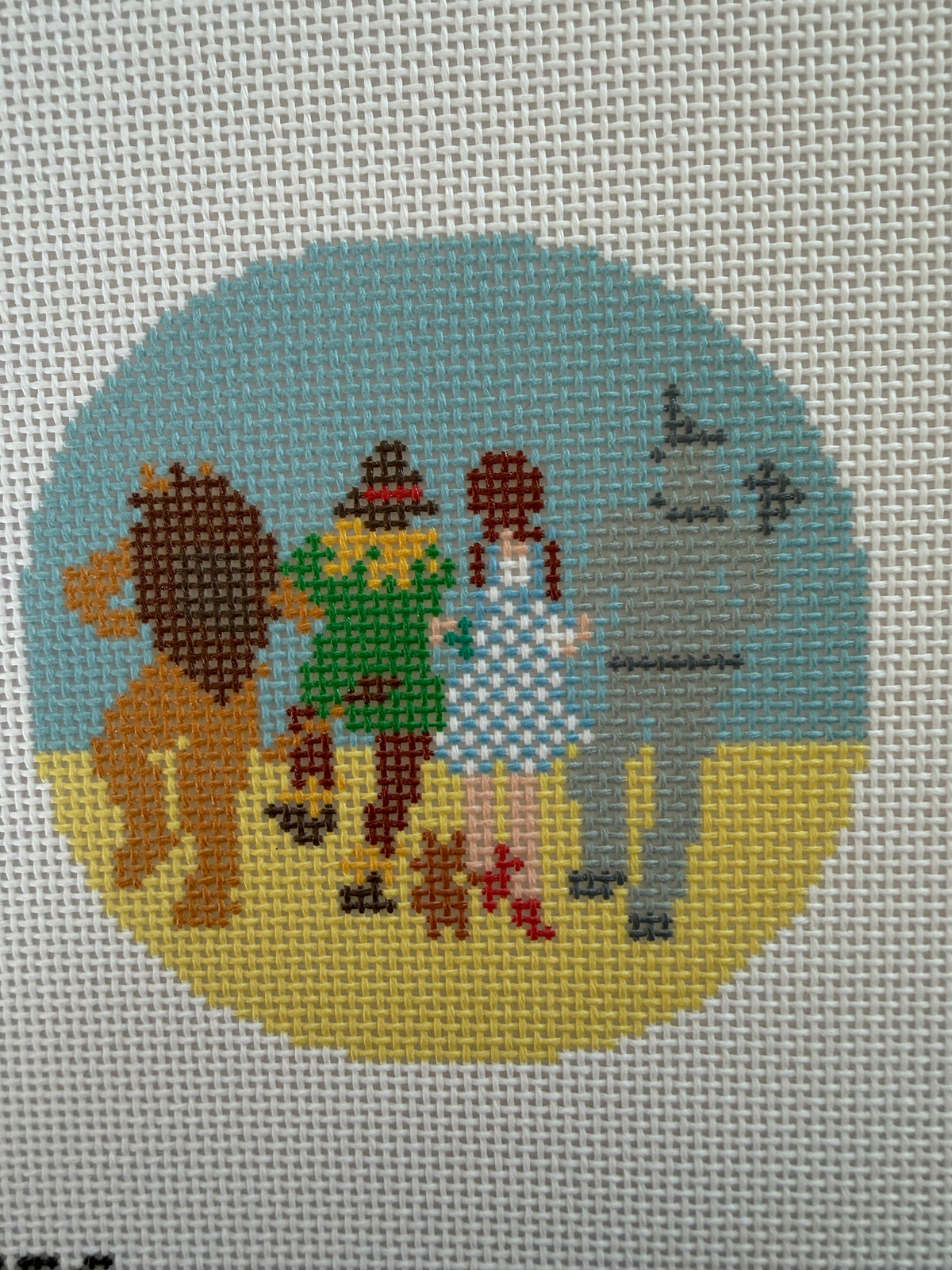 Wizard of Oz Needlepoint Canvas 13 Mesh - Studio Second Round